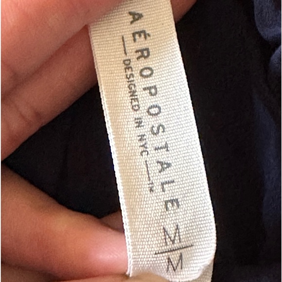 51A. Aeropostale Navy Blue Mini Skirt Medium - Picture 3 of 7